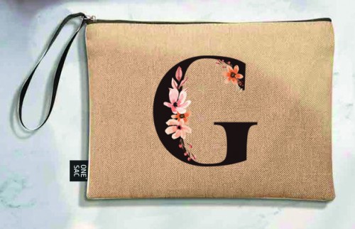 Bolso de mano letra g una pieza (diseño variado) (25×18×1 )
